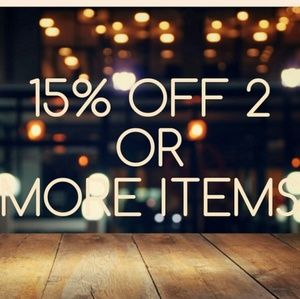 ☆☆☆☆15% OFF 2 ITEMS☆☆☆☆